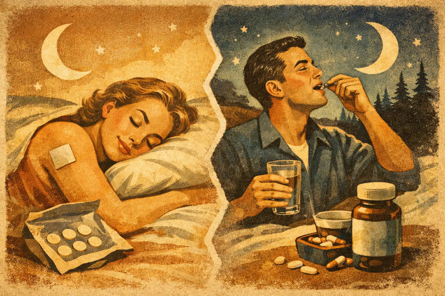 Sleep Patch vs Melatonin: Which Fits Your Night?